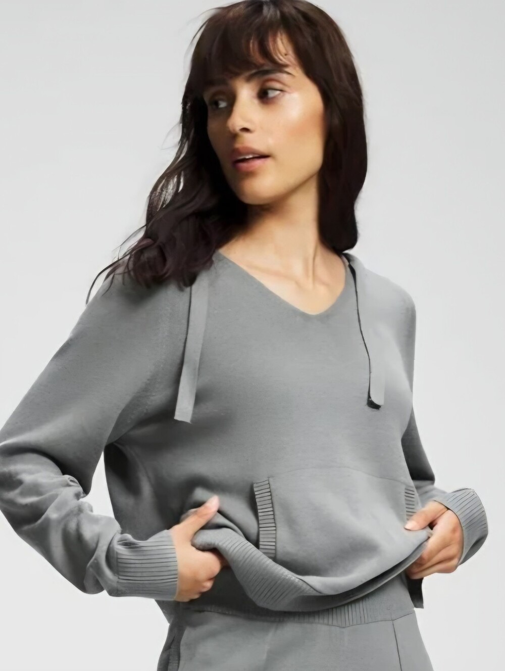 NWT 24/7 Soma Cotton Hoodie Sweater Sedona Sage XL - Picture 2 of 15